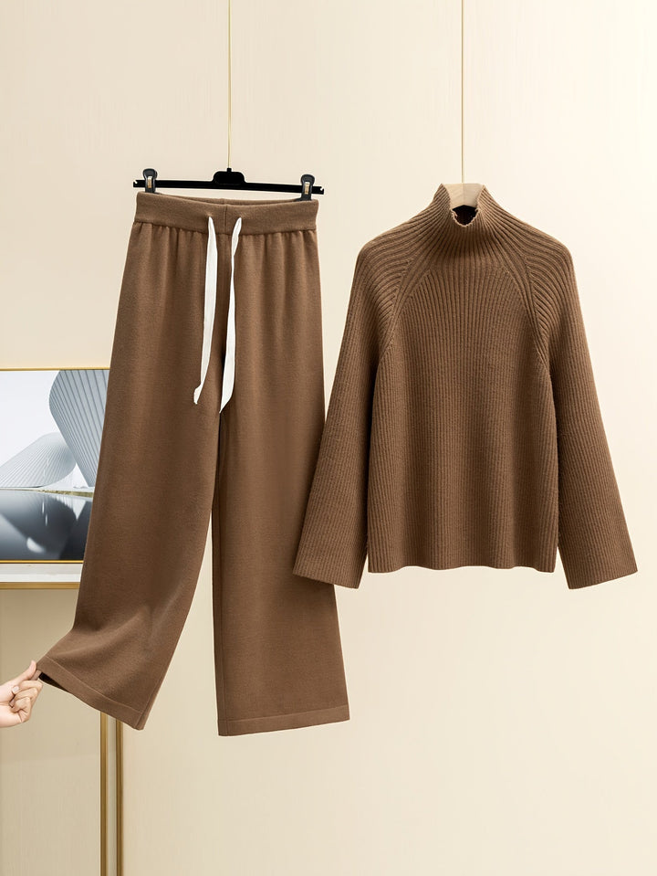 Claire - Warm Knit Two-Piece Set