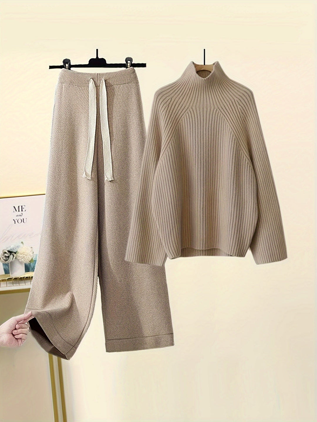 Claire - Warm Knit Two-Piece Set