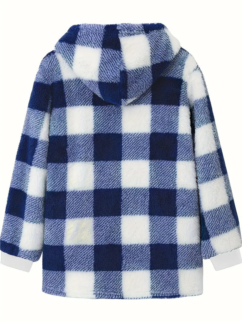 Mary® Cozy Plaid Jacket